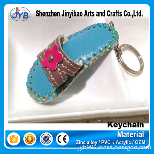 funny design custom leather coconut tree shaped keyring